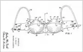  ??  ?? The drawing for Louise Poirier’s brassiere design, patent number 877604.