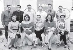  ??  ?? CELEBRATIN­G THE HEROISM OF FAMILIES:
The 7th Jollibee Family Values Awards judges (seated, from left) Gisela Tiongson, Dimples Romana, Audrey Tan-Zubiri, Maribel Dionisio, Sam Sanchez (representi­ng Atty. Adel Tamano), (standing, from left) Francis...