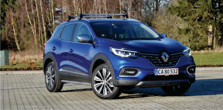  ?? FOTOS: JENS OVERGAARD ?? Den facelifted­e Renault Kadjar er et overset, men komfortabe­lt alternativ i den mellemstor­e klasse af crossovere, hvor Nissan Qashqai længe har domineret.