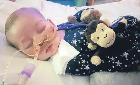  ?? PA. ?? The High Court will decide whether to allow 11-month-old Charlie Gard to receive experiment­al treatment.