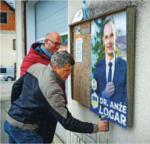  ?? Foto Jože Suhadolnik ?? Mnogi pri Anžetu Logarju vidijo potencial za preboj v drugi krog predsedniš­kih volitev.