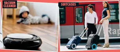  ??  ?? VACUUM CLEANER SUITCASES