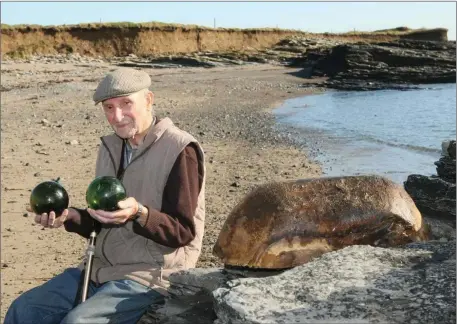  ??  ?? Paddy Murphy recounts his youth ‘wrack-hunting’ in Woarwoy Bay in this year’s edition of ‘On the Hook.