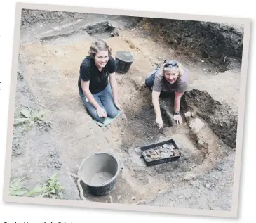  ??  ?? People taking part in the dig last year