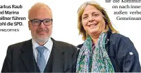  ?? F: IHME/ORTHEN ?? Markus Raub und Marina Spillner führen wohl die SPD.