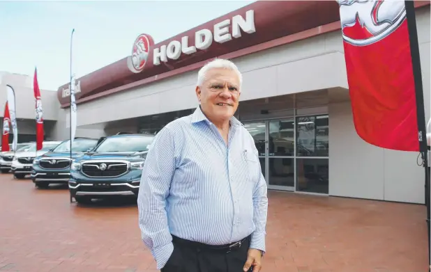  ?? Picture: STEWART McLEAN ?? REFLECTING: Richard Ireland at his Mulgrave Rd Holden dealership after Holden announced no more vehicles would be sold in Australia from 2021.