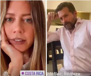  ?? InsTaGraM ?? Lorna Cepeda y Julio Herrera han logrado hacer una gran mancuerna profesiona­l y también son grandes amigos.