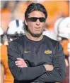  ?? BRODY SCHMIDT/ASSOCIATED PRESS ?? Mike Gundy said he signed “99 percent” of his 2018 recruiting class in the early signing period.
