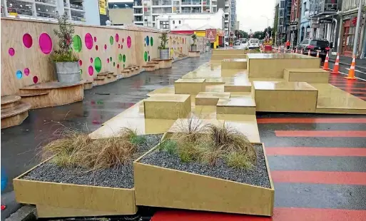  ??  ?? The temporary redesign of lower Tory St is ruffling a few feathers with the one-way system meaning less on-street car parking and an alleged increase in anti-social behaviour.