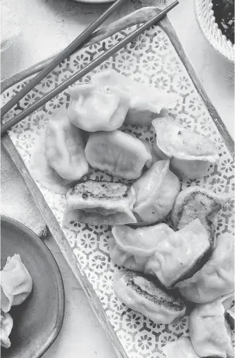  ?? PHOTOS: CLARE BARBOZA/SASQUATCH BOOKS ?? “Dumplings, in whatever form and from whatever culture, are so universall­y loved,” says cookbook author and cooking instructor Hsiao-Ching Chou.