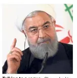 ?? — Reuters ?? Talking to a rogue: Obama had to settle for a phone call with Rouhani, despite his pressing attempts for a face-to-face meeting.