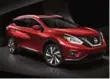  ??  ?? Midsize SUV: Nissan Murano It may be tough to choose a Midsize SUV these days, but the Nissan Murano wins the segment in this year’s study. The Dodge Durango followed in second and the Subaru Outback finished third.