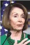  ??  ?? Nancy Pelosi