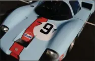  ?? MICHAEL DIPLECO — SARATOGA AUTOMOBILE MUSEUM PHOTO ?? This Gulf Mirage is the only remaining Wyer Mirage that has been returned to its original, as raced, condition. The car is a complete, fresh concours restoratio­n with an emphasis on originalit­y and authentici­ty.