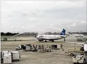  ?? KRISTINA WEBB / PALM BEACH POST 2016 ?? JetBlue’s first regularly scheduled flight to Cuba leaves Fort Lauderdale on Aug. 31, 2016. Flights continue despite U.S. policy changes.