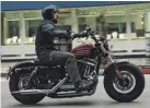  ??  ?? Cruise the city with a new Forty-Eight