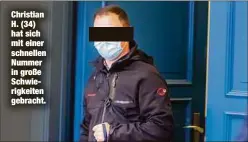  ??  ?? Christian H. (34) hat sich mit einer schnellen Nummer in große Schwierigk­eiten gebracht.