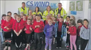  ??  ?? Some of the youngsters said they would like to work at CS Wind one day.