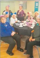  ??  ?? Residents from the Maryann Village were among those who came and enjoyed the high tea in the main dining room.