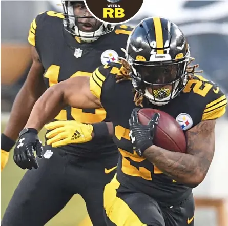  ?? Peter Diana/ Post- Gazette ?? Benny Snell has averaged 3.6 yards a carry in his two seasons with the Steelers.