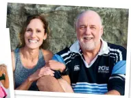  ??  ?? LEFT: Heather (right) with her children, Rebekah and Callum, after a fun run in 2013. ABOVE: With husband Doug Hawkins this year.