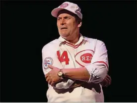  ?? CONTRIBUTE­D PHOTO BY SCOTT J. KIMMINS ?? Brian Dykstra stars as Pete Rose in the Human Race Theatre Company’s world premiere of Patricia O’Hara’s sports drama “Banned from Baseball,” continuing through Sept. 23 at the Loft Theatre.