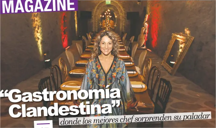  ?? Mariela Abarca ideó un evento para disfrutar cocina de innovación costarrice­nse. Esteban Monge/La República ??