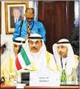  ?? KUNA photo ?? Sheikh Sabah Khaled Al-Hamad Al-Sabah during the OIC extraordin­ary ministeria­l meeting.