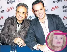  ??  ?? FUERTE. Joel arremetió contra Sara, la esposa de José José.