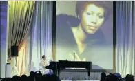  ?? PICTURE: KATHERINE FREY/THE WASHINGTON POST ?? Aretha Franklin sang at the National Portrait Gallery gala in Washington in 2005.