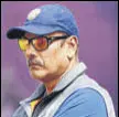  ??  ?? India head coach Ravi Shastri