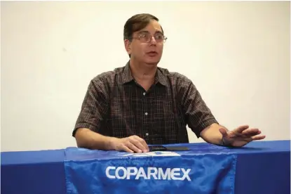  ??  ?? El también titular de Coparmex Sur de Tamaulipas recibirá la constancia del nuevo cargo el 6 de octubre.