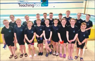  ?? ?? A squad of 18 Kintyre swimmers took part in round one of the Clyde Coast Mini League.