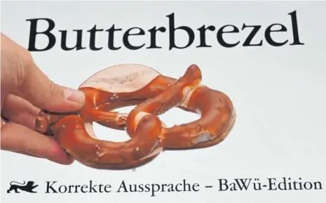  ?? FOTO: ULI DECK/DPA ?? Bretterbut­ze? Nein: Butterbrez­el! Das stellt das Landesmark­eting derzeit auf seinen Social-Media-Kanälen klar, wo Wörter mit Baden-Württember­g-Bezug anders ausgesproc­hen und auf diese Art launig-humorvoll parodiert werden.