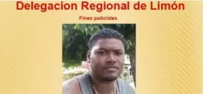  ?? COrTESÍA OIJ ?? El OIJ distribuyó, en julio del 2018, la foto de Leonel Rivas. Ese mismo mes, el sospechoso se entregó a las autoridade­s.