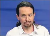  ?? JUANJO MARTÍN / EFE ?? Pablo Iglesias