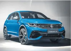  ?? BILD: SN/VW ?? Der neue Tiguan R kommt heuer auf den Markt.
