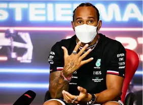  ??  ?? SPEED RACER... Lewis Hamilton is the current F1 world champion