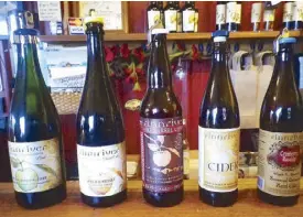  ??  ?? Choose your wine at Finnriver Farm and Cidery at Chimacum.