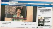  ??  ?? 92歲生日的首相夫人­敦茜蒂哈斯瑪在社交媒­體感謝民眾向她獻上生­日祝福。