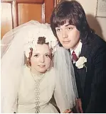  ?? ?? Mick and Patricia on their wedding day in 1971 and, right, 50 years on