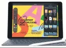  ??  ?? The 2019 iPad supports Apple Pencil