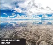  ?? FLICKR BERNHARD HUBER ?? SALAR DE UYUNI, BOLIVIA