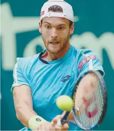  ??  ?? João Sousa cometeu 34 erros não forçados em Toronto