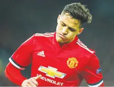  ??  ?? Sanchez has scored just one goal in 10 games following his move from league rivals Arsenal