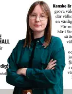  ?? ?? Hör av dig! LOUISE BORNHALL Redaktör