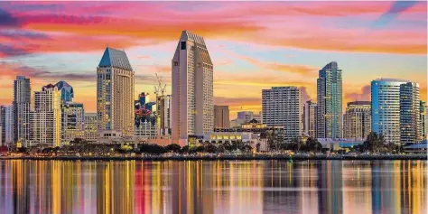  ?? Foto: Fotolia ?? San Diego in der Abendsonne ist für Andreas Rosenkranz ein alltäglich­er Anblick, während er in der Pazifik-Metropole in Kalifornie­n materialwi­ssenschaft­liche Grundlagen erforscht.