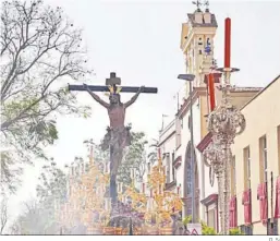  ?? D. S. ?? El Cristo del Cachorro el pasado Sábado Santo.