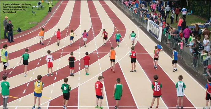  ?? A general view of the Denny Kerry Community Games Finals at An Riocht AC, Castleisla­nd ??