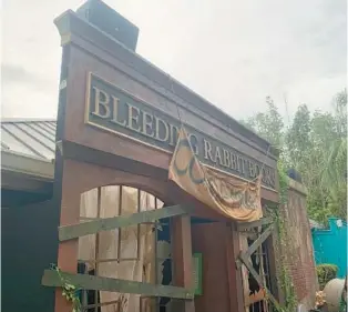  ?? ?? A new house called Blood Reckoning is part of the 2022 Howl-O-Scream lineup. The maze is near Manta roller coaster.